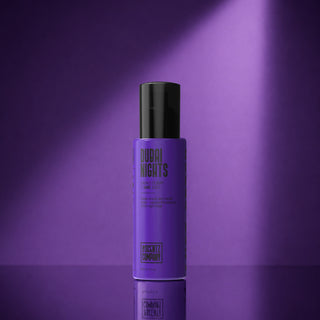 Dubai Nights car air freshener spray by The Scentz Company featuring luxury oud inspired fragrance for long lasting premium car scent