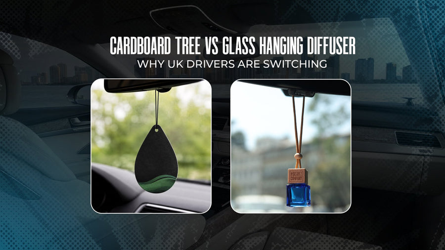 Cardboard Tree vs Glass Hanging Diffuser: Why UK Drivers Are Switching