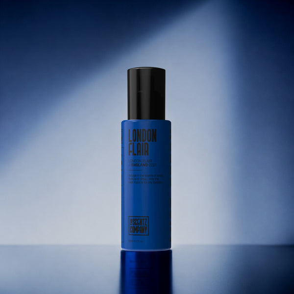 London Flair car air freshener spray by The Scentz Company featuring fresh citrus inspired fragrance for long lasting premium car scent