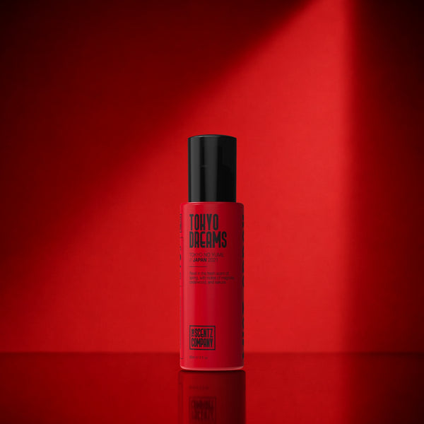 Tokyo Dreams car air freshener spray by The Scentz Company featuring Japanese inspired floral fruity fragrance for long lasting scent