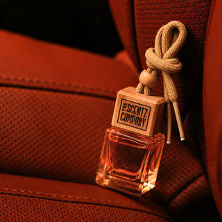 Dubai Nights hanging car air freshener diffuser by The Scentz Company featuring luxury oud inspired oriental long lasting fragrance