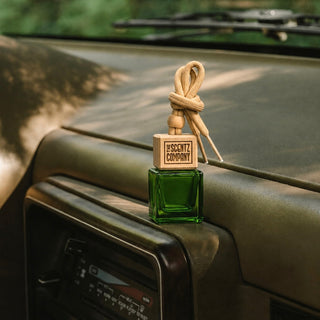 Milan Spirit hanging car air freshener diffuser by The Scentz Company featuring Italian citrus herbal fragrance long lasting scent